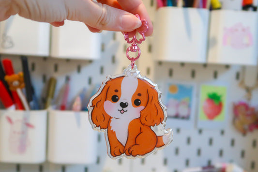 Fudge the Spaniel Keyring