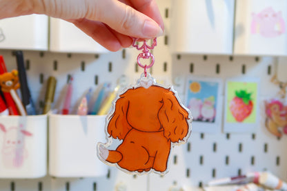 Fudge the Spaniel Keyring