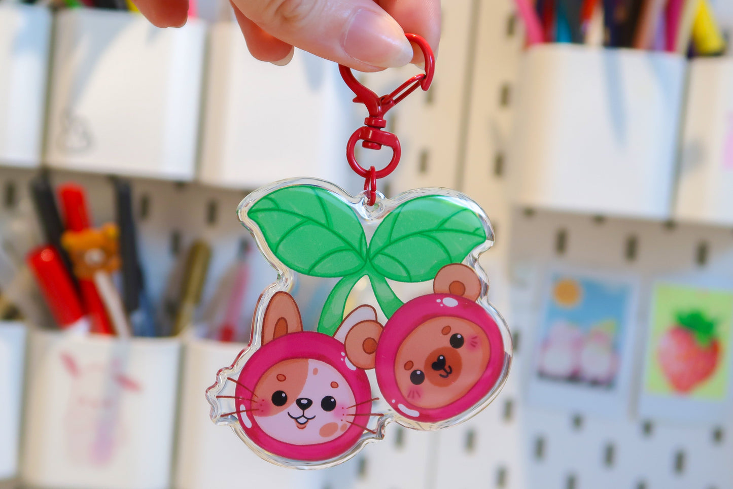 Cherry Keyring