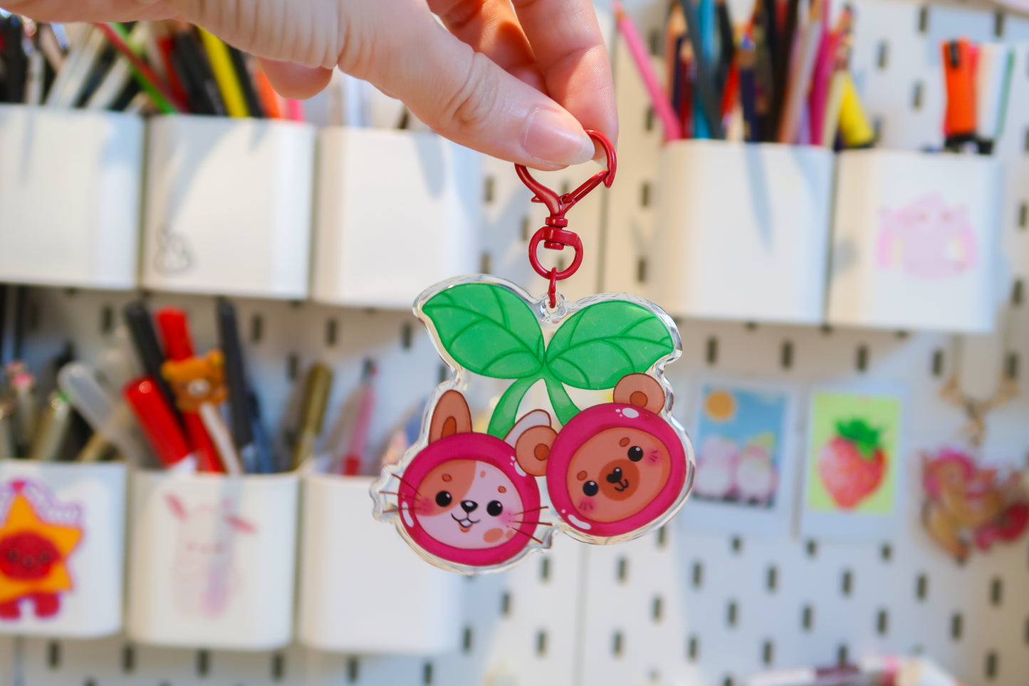 Cherry Keyring