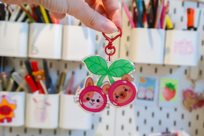Cherry Keyring