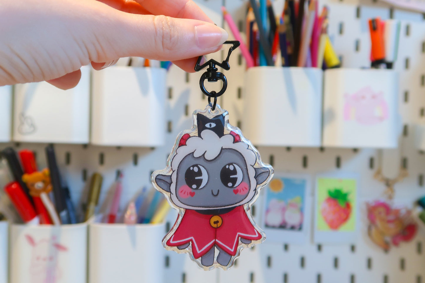 Cult of the Lamb Keyring