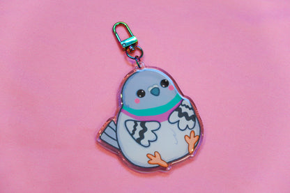 Pigeon Keyring