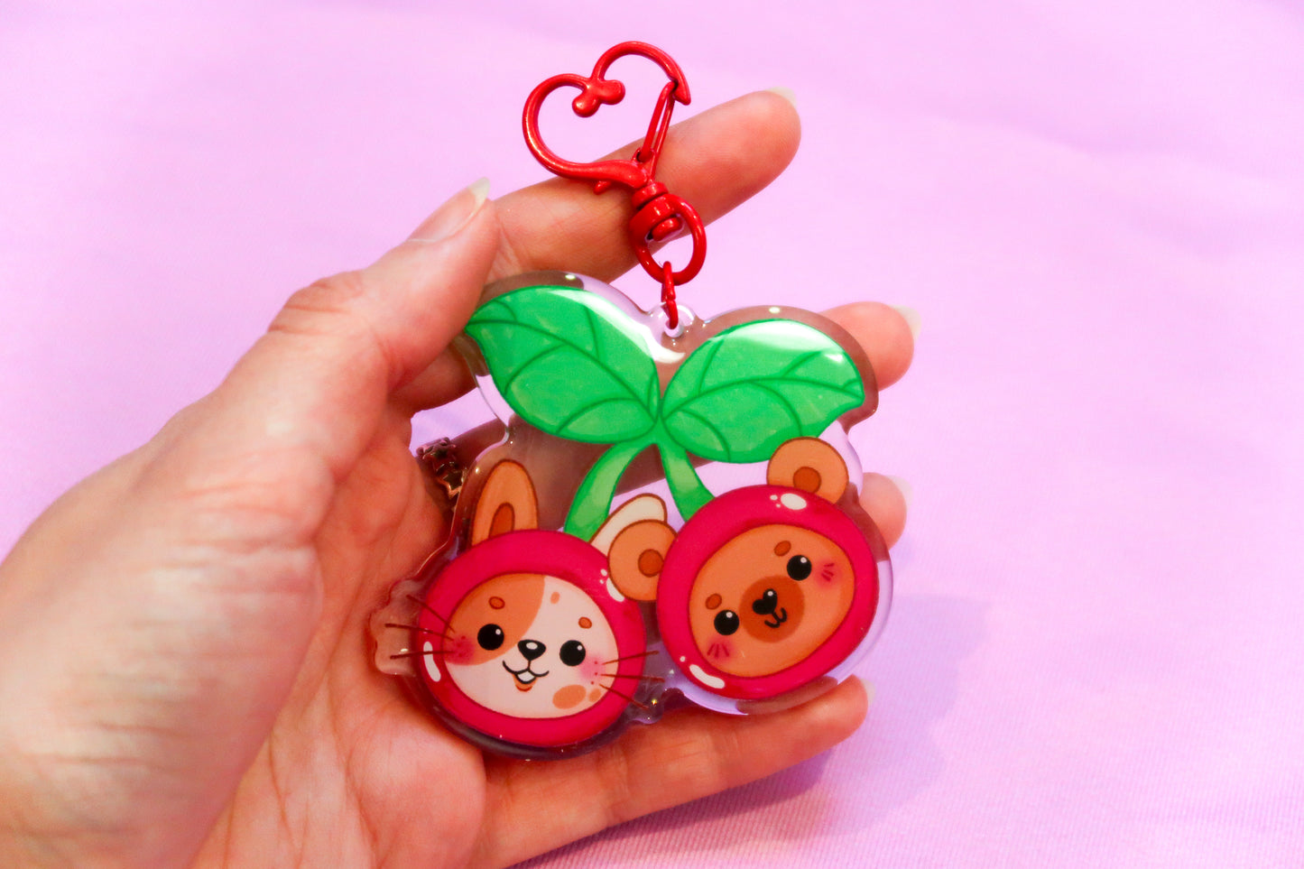 Cherry Keyring