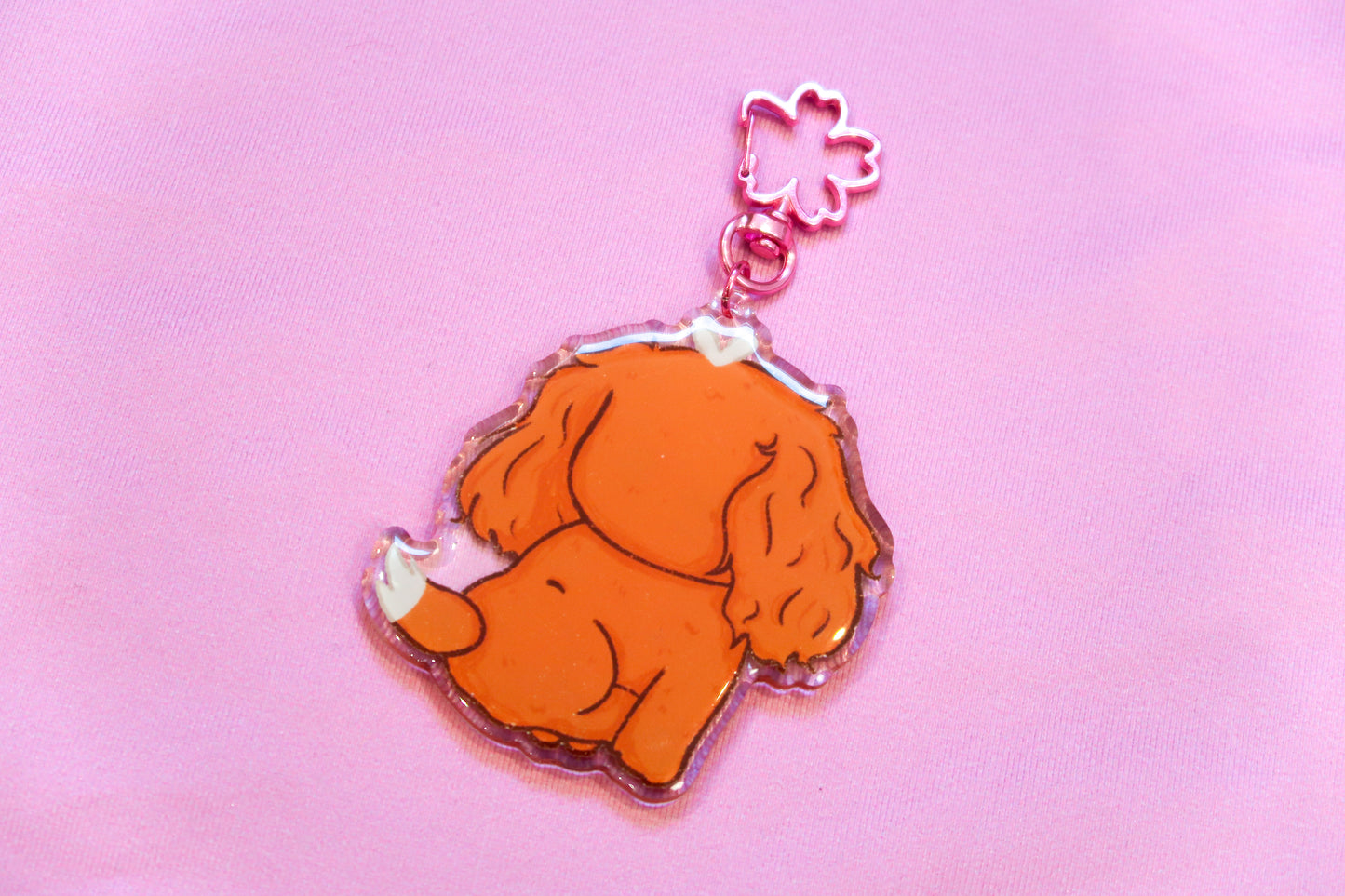 Fudge the Spaniel Keyring