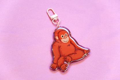 Djungelskog Orangutan Keyring