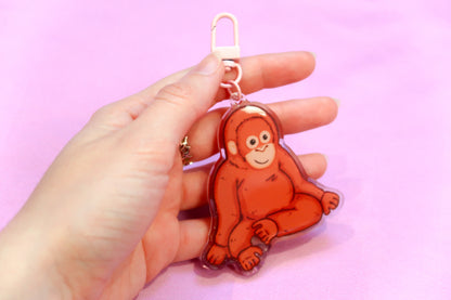 Djungelskog Orangutan Keyring