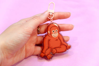 Djungelskog Orangutan Keyring