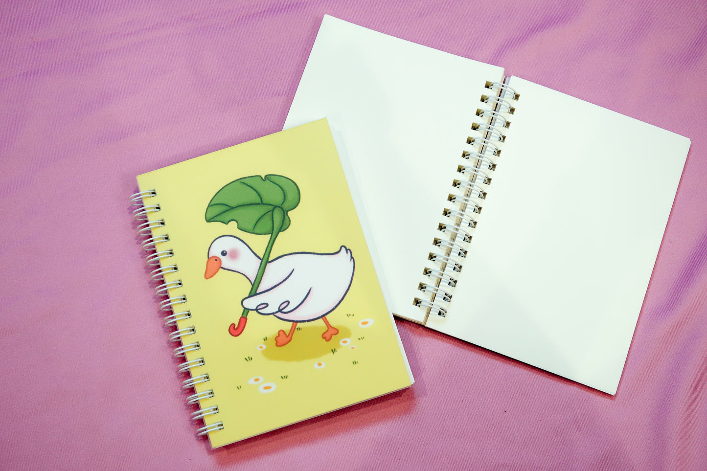 A6 Duck Notebook w/ Blank Paper