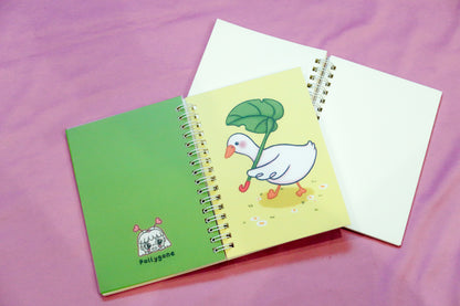 A6 Duck Notebook w/ Blank Paper