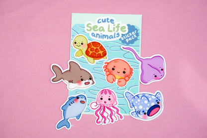 Sea Life Sticker Set