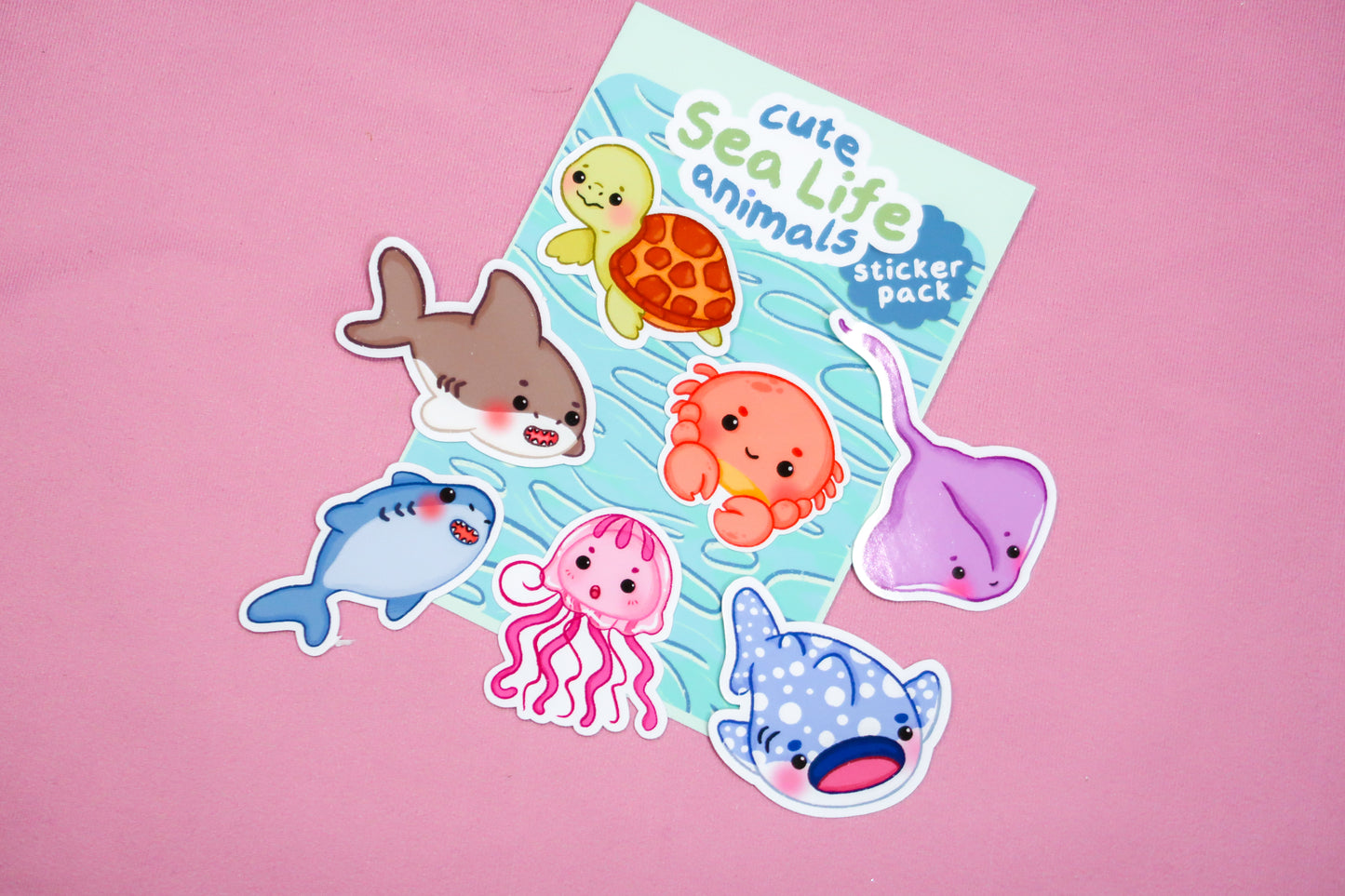 Sea Life Sticker Set