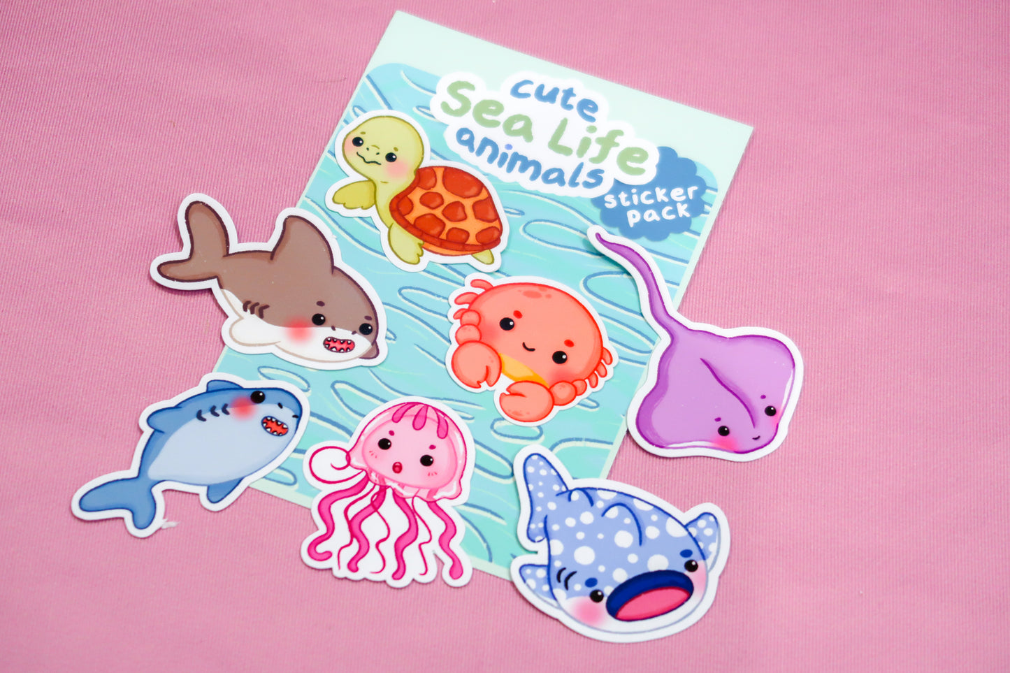 Sea Life Sticker Set