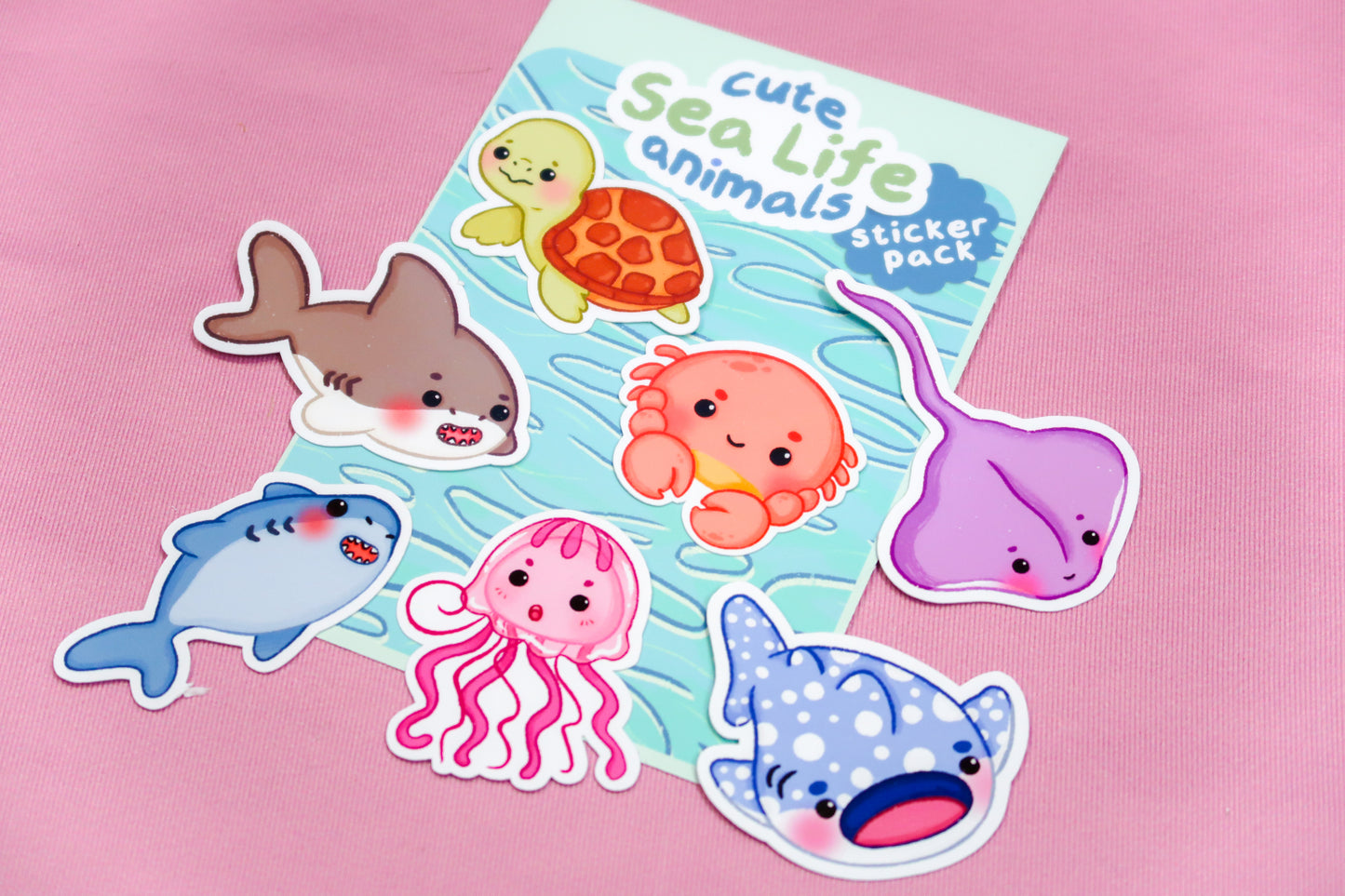 Sea Life Sticker Set