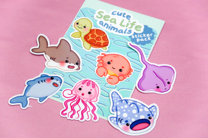 Sea Life Sticker Set