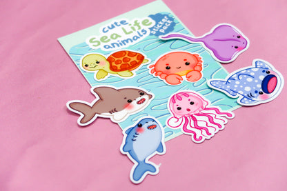 Sea Life Sticker Set