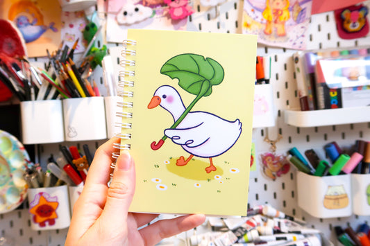 A6 Duck Notebook w/ Blank Paper