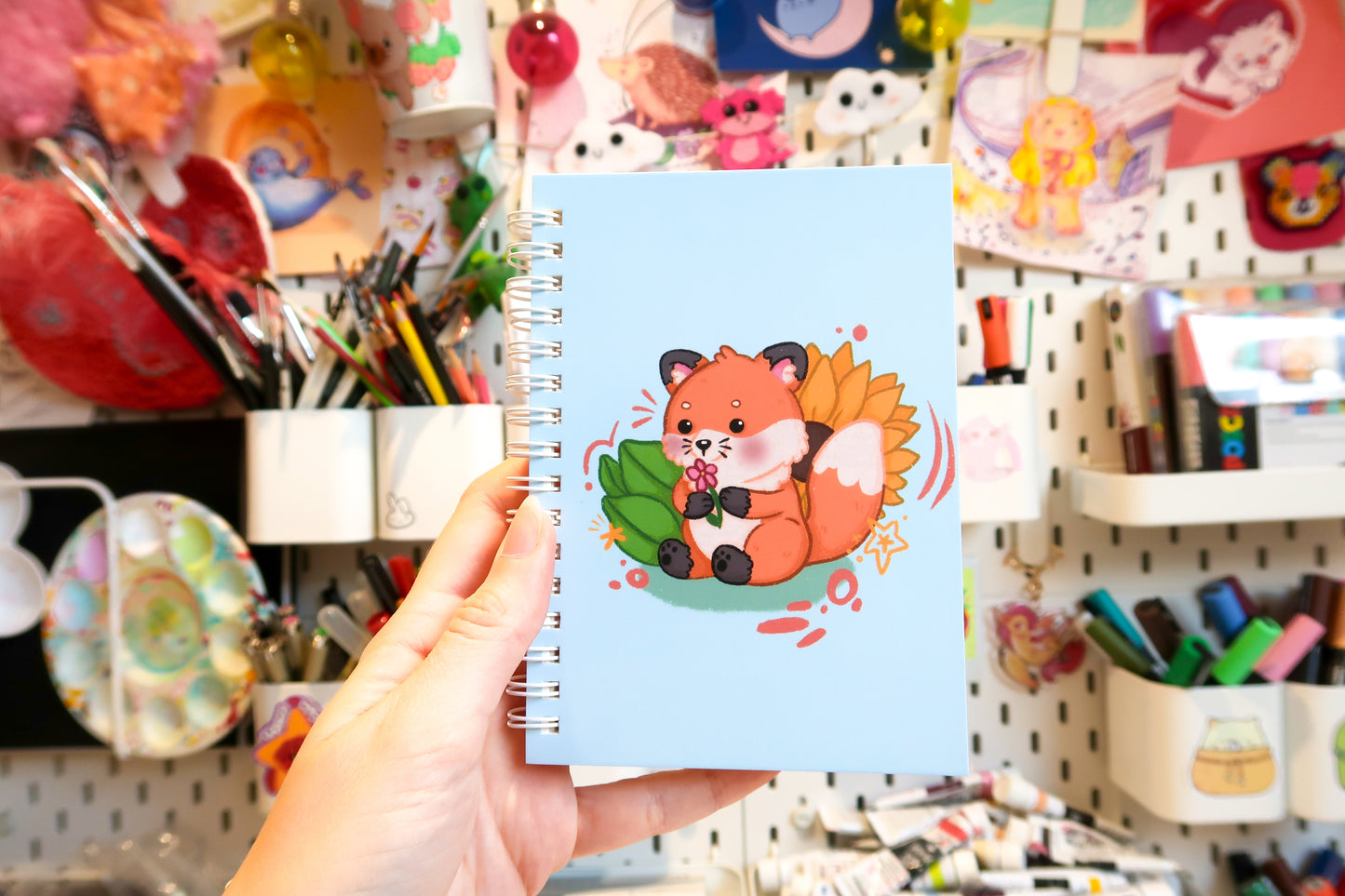 A6 Fox Notebook w/ Blank Paper