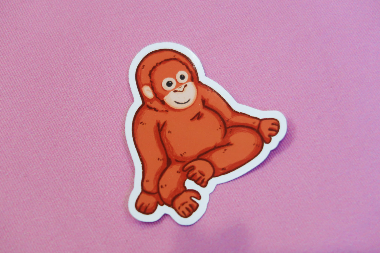 Djungelskog Orangutan Sticker