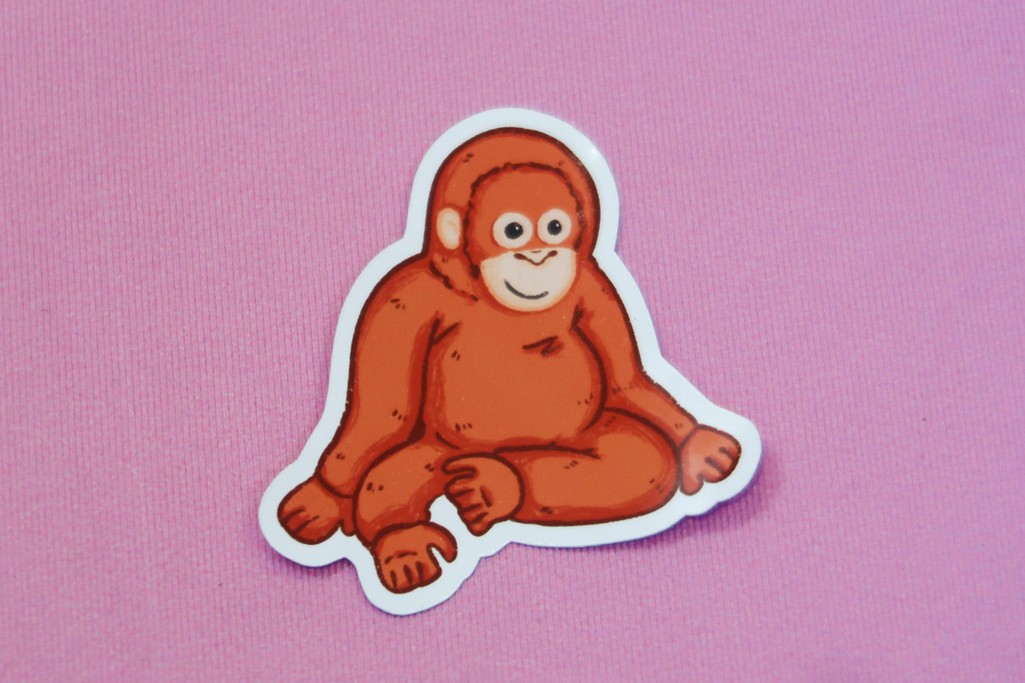 Djungelskog Orangutan Sticker