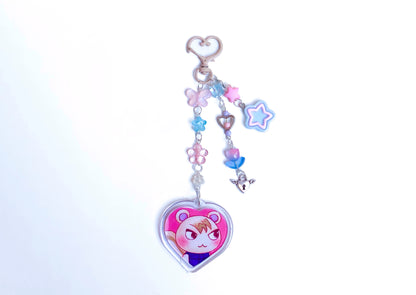 Animal Crossing Custom Beaded Keyring - Choose your Character!