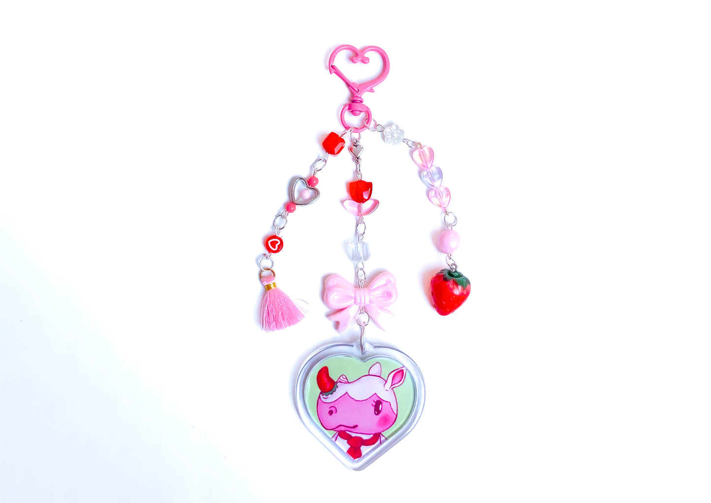 Animal Crossing Custom Beaded Keyring - Choose your Character!