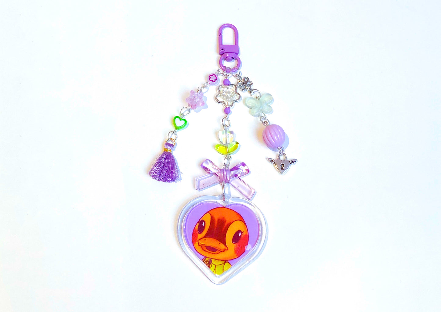 Animal Crossing Custom Beaded Keyring - Choose your Character!