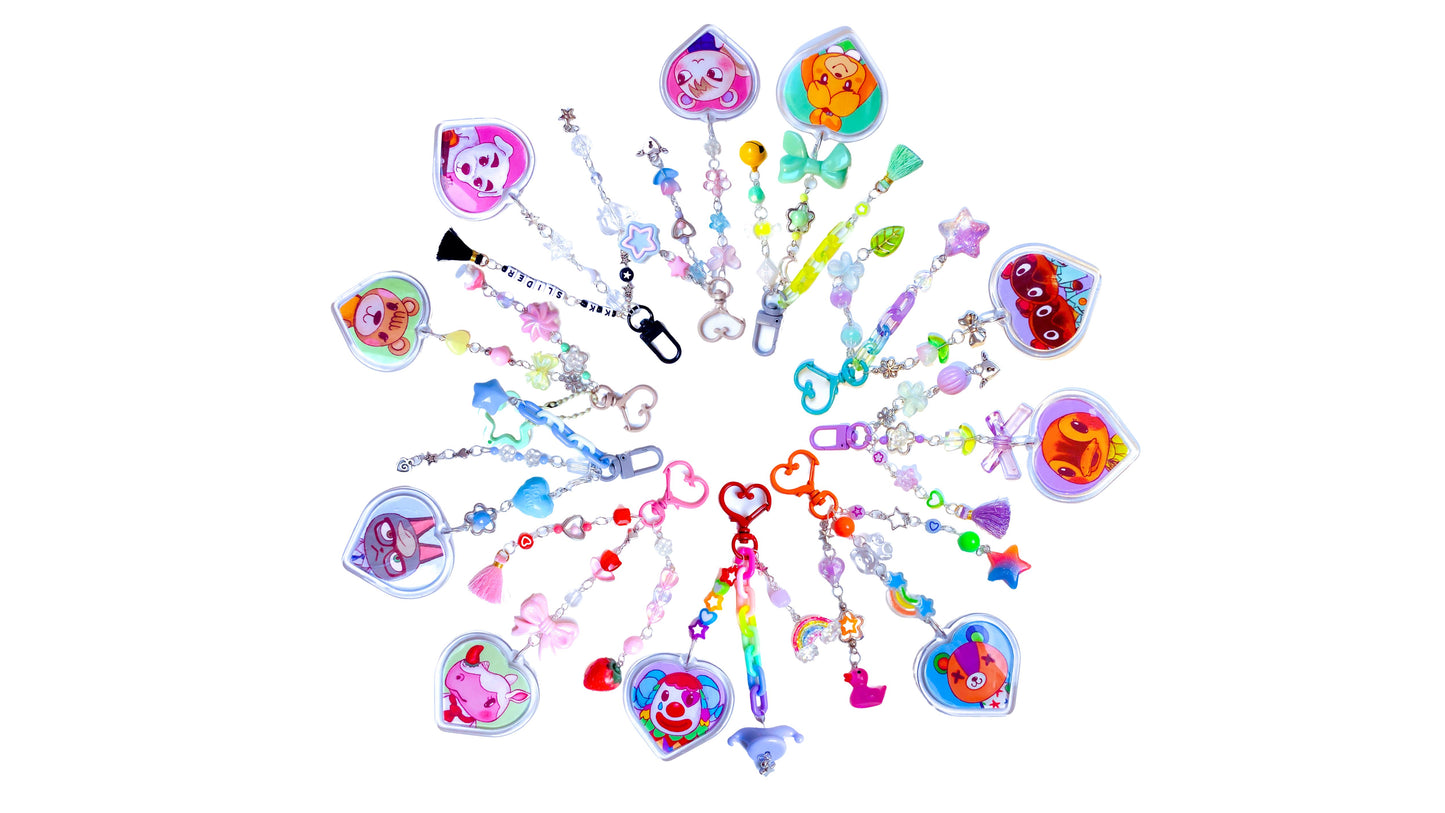 Animal Crossing Custom Beaded Keyring - Choose your Character!