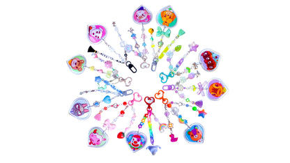 Animal Crossing Custom Beaded Keyring - Choose your Character!