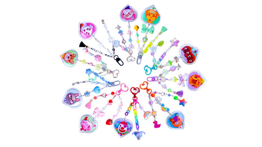 Animal Crossing Custom Beaded Keyring - Choose your Character!
