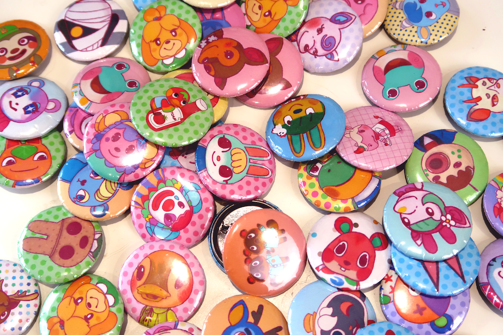Animal Crossing Button Badge - Choose your character!