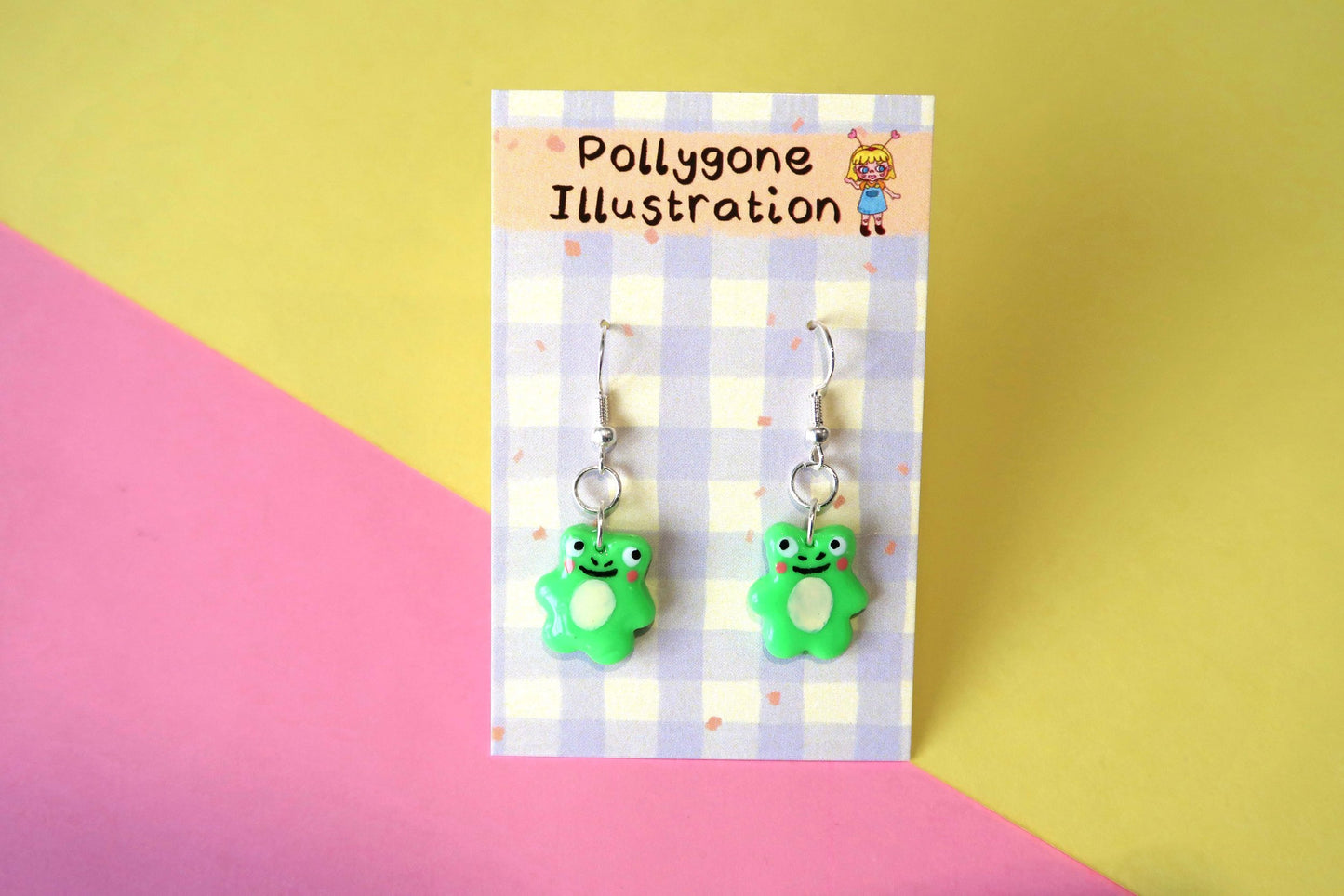 Kawaii Friends Dangly Earrings - Frog, Fox or Tiger