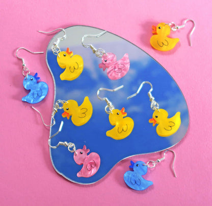 Rubber Duck  Dangly Earrings