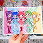 Mew Mew Power / Tokyo Mew Mew A5 Art Print