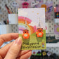 Kawaii Friends Dangly Earrings - Frog, Fox or Tiger