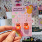 Kawaii Friends Dangly Earrings - Frog, Fox or Tiger