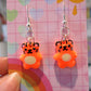 Kawaii Friends Dangly Earrings - Frog, Fox or Tiger