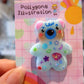Handmade Clay Bear Badge Mystery Box Surprise