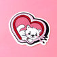 Heart Cat Sticker
