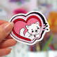 Heart Cat Sticker