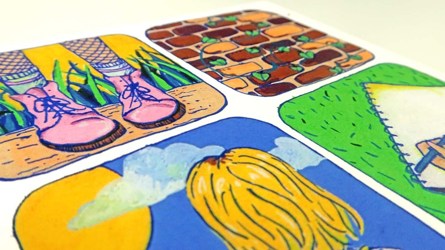 Square Postcard Print