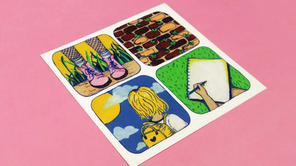 Square Postcard Print