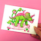 Dinosaur Postcard Print