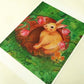 A5 Forest Bunny Illustrated Art Print