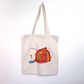 Canvas Rainbow Bear Tote Bag