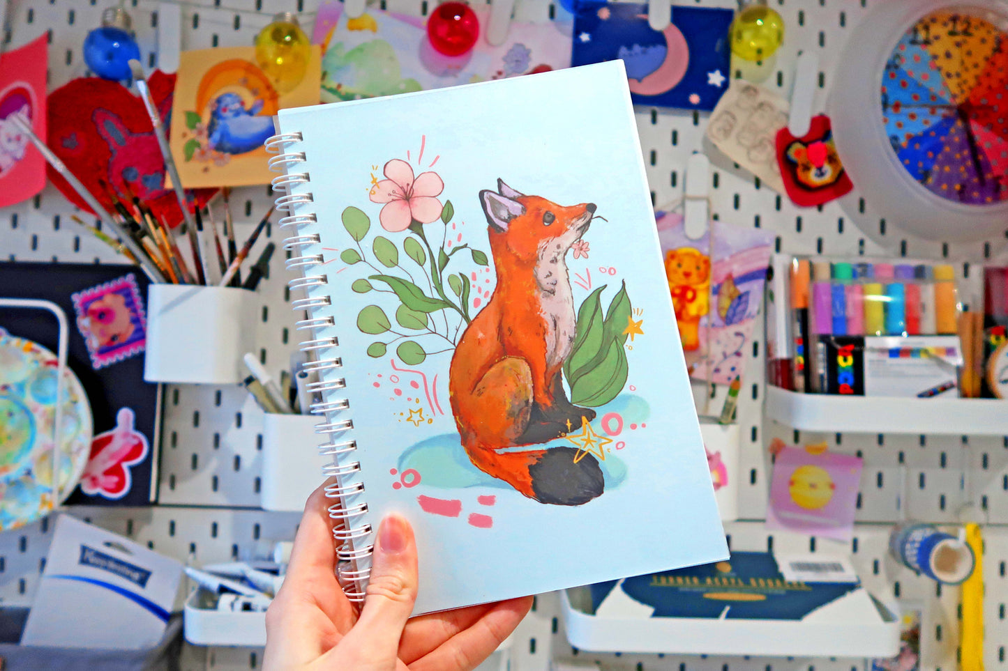 A5 Fox Notebook w/ Lined Paper