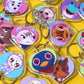Animal Crossing New Horizons Amiibo Heart Keyrings