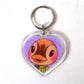 Animal Crossing New Horizons Amiibo Heart Keyrings