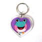 Animal Crossing New Horizons Amiibo Heart Keyrings