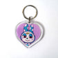 Animal Crossing New Horizons Amiibo Heart Keyrings